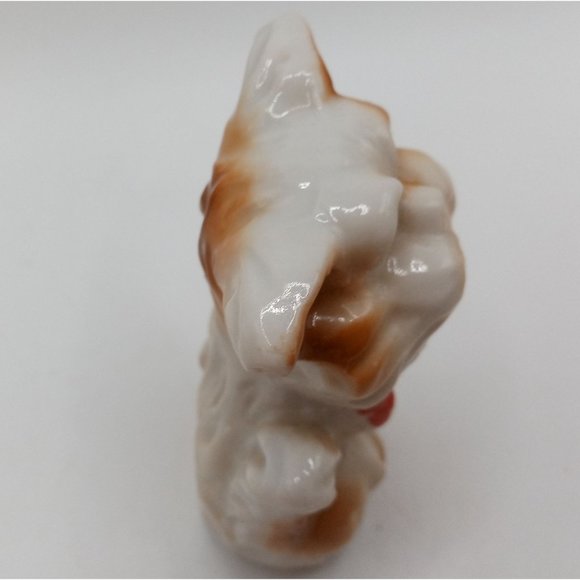 Vintage Terrier Dog Figurine Made in Japan Bowtie Bow Tie Figure - Picture 9 of 10